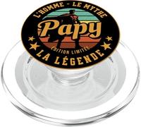 Idée Cadeau Papy Homme Mythe Légende Humour Grand Père PopSockets PopGrip pour MagSafe