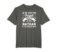 Idée Cadeau Personnalisé Prénom Nathan Humour Homme T-Shirt