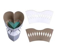 Idée cadeau pour la fête des mères - Carton rond pour façonner un bouquet | Aide à l'emballage floral avec doublure, support de bouquet professionnel pour la fête des mères, arrangements de fête des
