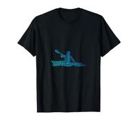 Idée Cadeau pour Un Chauffeur d'eau Sauvage avec du Kayak T-Shirt