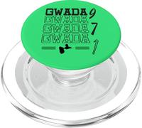 Idée Cadeau Souvenir Carte de la Guadeloupe 971 gwada PopSockets PopGrip pour MagSafe