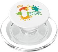 Idée Cadeau Souvenir Carte de la Guadeloupe 971 gwada PopSockets PopGrip pour MagSafe