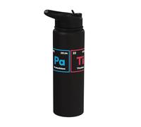 Idée Cadeau Sport Science Table Périodique Patinage Stainless Steel Insulated Water Bottle