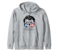 Idée Cadeau Supporter Paris Foot Parisien Humour Sweat à Capuche