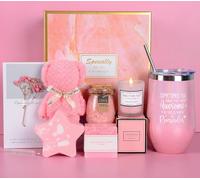 Idee Coffret Cadeau Femme Noel, Cadeau Anniversaire Femme, Personnalisé Noel Original Utile, Cadeaux Noel Femmes Saint Valentin Fete des Meres Meilleure Amie Soeur Collègue Maman