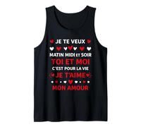 idée Couple Amour Je t'aime toi et Moi C'est pour la Vie Débardeur