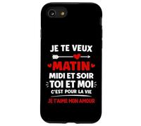 idée Couple toi et Moi C'est pour la Vie Je t'aime Mon Amour Coque pour iPhone SE (2020) / 7/8