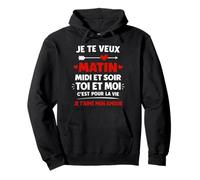 idée Couple toi et Moi C'est pour la Vie Je t'aime Mon Amour Sweat à Capuche