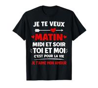 idée Couple toi et Moi C'est pour la Vie Je t'aime Mon Amour T-Shirt
