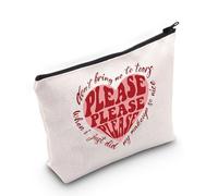 Idée d'album, cadeaux pour les fans de chanteur, accessoires inspirés de l'album pour pochette de maquillage, sac de musique, paroles de musique, Please Bag-py1, MB