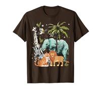 Idée d'animaux de la forêt et d'animaux de la jungle pour enfants et animaux T-Shirt