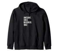 Idée d'anniversaire géniale Depuis Novembre 1987 Sweat à Capuche