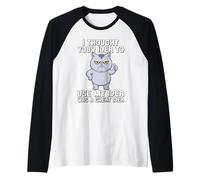 Idée de Chat Amusante penseur Graphique Humour Amoureux des Chats Manche Raglan