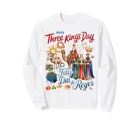 Idée de Costume de fête des Trois Rois pour Enfants et Día De Los Reyes Sweatshirt