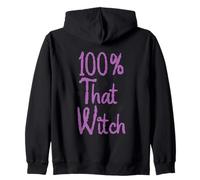 Idée de Costume d'halloween 100% That Witch Sweat à Capuche