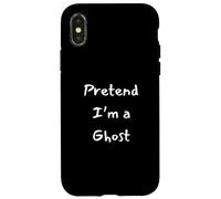 Idée de costume d'Halloween amusante pour faire semblant un fantôme Coque pour iPhone X/XS