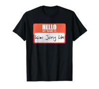 Idée de costume d'Halloween simple coréen « My Name Is Kim Jong Un » T-Shirt