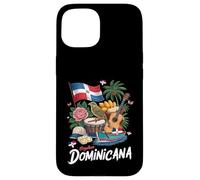 Idée de Costume Dominicaine pour Femme Drapeau de la République Dominicaine Coque pour iPhone 15