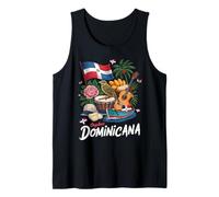 Idée de Costume Dominicaine pour Femme Drapeau de la République Dominicaine Débardeur