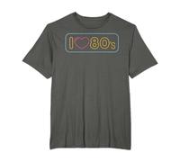 Idée de déguisement « This is My 80s » avec inscription « I Love 80's » T-Shirt