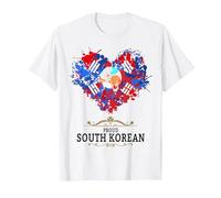 Idée de Drapeau de la Corée du Sud pour Les Femmes et Le Drapeau coréen T-Shirt, Homme, Blanc, 5XL