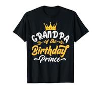 Idée de fête d'anniversaire pour grand-père du prince garçon pour lui T-Shirt