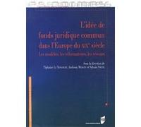 IDEE DE FONDS JURIDIQUE COMMUN DANS L EUROPE DU XIXE SIECLE