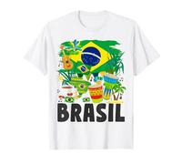 Idée de tenue de drapeau du Brésil pour femme T-Shirt