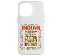 Idée de Tenue de Drapeau Indien pour Femme et Drapeau Indien Fantaisie Coque pour iPhone 14 Pro Max