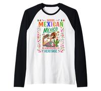 Idée de Tenue sur Le thème de la Culture Mexicaine pour Enfants et Drapeau Mexicain Manche Raglan