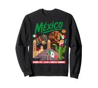 Idée de Tenue sur Le thème du Mexique pour Femme et Drapeau Mexicain Mexicain Sweatshirt