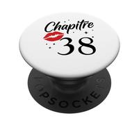 Idée Drole Humour chapitre 38 Ans Joyeux Anniversaire 38 Ans PopSockets PopGrip Adhésif