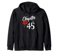 Idée Drole Humour chapitre 45 Ans Joyeux Anniversaire 45 Ans Sweat à Capuche