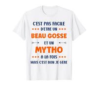Idée drole surnom Super menteur Humour Beau gosse Mytho T-Shirt