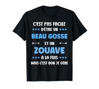 Idée drole surnom Super Zouave Humour Beau gosse Zouave T-Shirt
