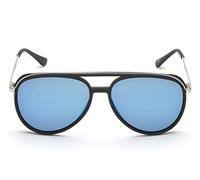 IDEE Grandes lunettes de soleil pour homme, protection UV 100 %, Noir , M