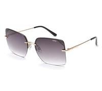 IDEE Lunettes de soleil 100 % avec protection UV pour femme Taille L Forme carrée Modèle IDS2805C4SG