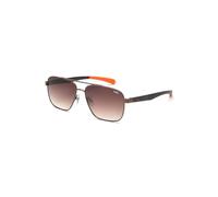 IDEE Lunettes de soleil Pilot Full Rim Gradient 100 % protégées contre les UV pour homme, marron, 57
