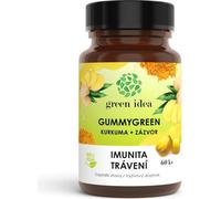 Idée verte Gummygreen - Curcuma + Gingembre 60 pcs