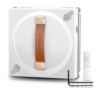 iDEEBO Robot Laveur de Vitres, 5000Pa Robot Nettoyeur Vitre avec Système de Pulvérisation à 2 Voies, Réservoir de 100 ML, Planification Automatique d'itinéraire