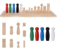 ideen.kollektiv Figurines supplémentaires pour la planche de système ou la planche de famille Coaching Figurines en bois - pour le coaching systémique & les constellations familiales