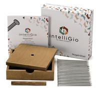 ideen.kollektiv intelliGio Puzzle à ongles en bois pour adultes et enfants Idéal pour la construction d'équipe et le jeu d'adresse, favorise la pensée logique, la concentration et la patience