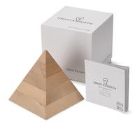 ideen.kollektiv Pyramide de valeurs en bois massif - Pyramide de besoins pour le coaching, la thérapie et le conseil - Parfait pour le travail de valeur - Visualise les besoins, les objectifs et le