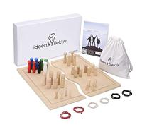 ideen.kollektiv Tableau de système familial et de relations, 44 pièces pour le coaching, l'installation familiale, le coaching systémique, la supervision, la modération avec manuel, 34 figurines