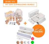 ideen.kollektiv Teambuilding-Bundle : Tour de Fröbel, baguette magique & piste d'équipe - jeux de coopération et jeux éducatifs pour un travail d'équipe efficace