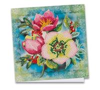 Ideen mit Herz Carte de vœux Diamond Painting - 16 cm x 16 cm - 370 g/m² - Avec enveloppe et outils inclus