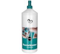 Ideen mit Herz Colle de bricolage liquide à base d'eau sans solvant Séchage transparent Convient pour les enfants Idéal pour le bois, le papier, les photos, le feutre, le carton, les textiles (1000 ml