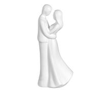 Ideen mit Herz | Figurine décorative couple de mariés 2 | Couple de mariés en céramique | Cadeau de mariage | Décoration de mariage | 20,9 cm de haut