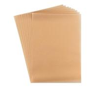 Ideen mit Herz Lot de 10 feuilles de papier transparent avec reflets dorés - Format A4 - 100 g/m² - Pour le bricolage de lanternes, la fabrication de cartes de vœux, Noël, les occasions spéciales, le