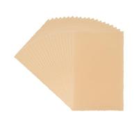 Ideen mit Herz Lot de 20 feuilles de papier transparent - Avec bord vergé - 9 cm x 14 cm - 130 g/m² - Doré
